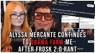 Alyssa Mercante Is Drama Farming After Declining Fight, Her Unhinged Frosk Rant Epically BACKFIRES