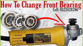 How to replace gear side bearing of Dewalt Easy Way #AngleGrinder #Repair #DeWALT801