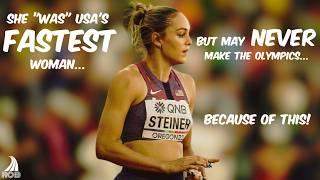 What’s WRONG with Abby Steiner?! || This RUINED her Olympics before it began, and WILL happen again!