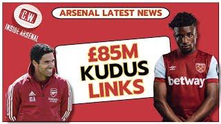 Arsenal latest news: £85m for Kudus | Merino stars | Pogba chances | Sterling’s future