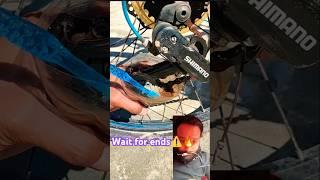 Greater idea | best method of bicycle chain ️|| cleaning #diy #short #experiment #ideas