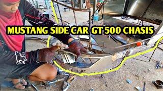 MUSTANG GT 500 SIDE CAR FRAME #sidecar #dailyvlog #sidecarmaker #howtomakesidecar