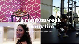 A Random Week In My Life: going to a museum, workouts + deep convos