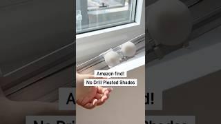  No-Drill Pleated Shades