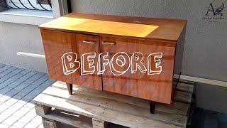 СТИЛЬНАЯ ПЕРЕДЕЛКА СОВЕТСКОЙ ТУМБЫ / ПЕРЕДЕЛКА СТАРОЙ МЕБЕЛИ / how to remake an old dresser