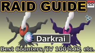 Darkrai Raid Guide! Shiny, 12 Counters, CP of 100% IV, etc. | Pokémon GO