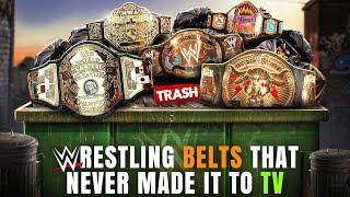 Wrestling Belts That Never Made It To TV!