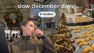 life in london | working from home, baking christmas cookies + getting into the holiday spirit