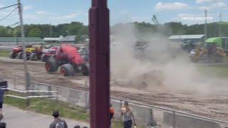 Several spectators injured after monster truck hits utility line at Topsham Fairgrounds