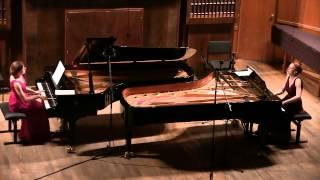 Mozart Sonata in D Major, KV448 - The Gromoglasovas duo