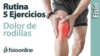 5 EJERCICIOS para DOLOR de RODILLAS