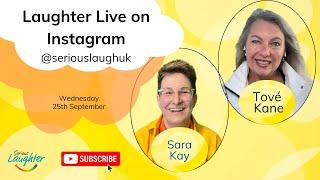 Laughter live on Instagram with Tove Kane #laughteryoga #mentalhealth #stressrelief