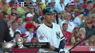 Derek Jeter introduced by the late Bob Sheppard in 2010 All-Star Game