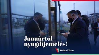 Januártól nyugdíjemelés!