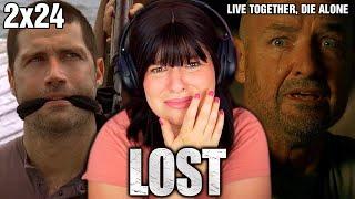 DESMOND CRASHED WHAT?!?! - *LOST* Finale Reaction - 2x24 - Live Together, Die Alone: Part 2