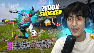 Destroying @ZeroxFF and @nstwinsff  squad alone| Zerox got shocked | Raushan Gamer