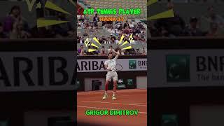 Grigor Dimitrov’s trick shots #grigordimitrov  #TennisTrickShots #TennisShorts #TennisHighlights