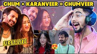 Karan and Chum Chumveer Cute Moments Bigg Boss 18 Reaction - Chanpreet Chahal