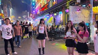 Bui Vien Walking Street Midnight - Ho Chi Minh City Nightllife 2024