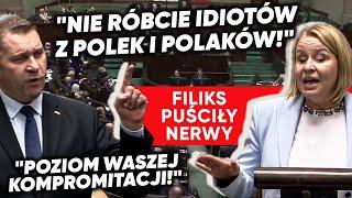 "Wyrzucono w błoto miliony". Czarnek zbulwersował Filiks. Posłanka nie wytrzymała: Na Boga...