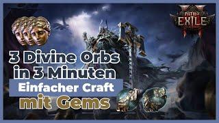 3 Divine Orb's in 3 Minuten, schneller Craft ohne Risiko - Path of Exile 2