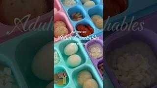 High protein lunchable restock #highprotein #highproteinmeals #healthylunchideas #asmrrestock
