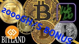 How Much I Earned in 2 Weeks (2000GH/S BONUS) - Bitland 2021