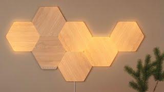 Nanoleaf Elements Review | Stylish Wood-Inspired Smart Lights for a Warm Aesthetic