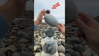 Rock Balancing Magic! (@Colestacks) #shorts