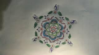 Simple and beautiful rangoli