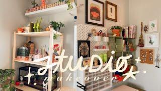 art studio makeover and organization 