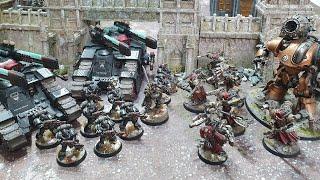 Dark Angels vs Mechanicum, Warhammer Horus Heresy battle report