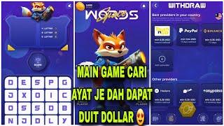 BOLEH DAPAT DUIT US DOLLAR &  BOLEH CLAIM EWALLET TERBARU 2024!! APP MAIN GAME CROSSWORD PUZZLE