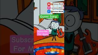 KHATOLA SONG | New Garmi Comedy Version  गरमी से फट गयी | #shorts#khatola #newversion#cartoonworld