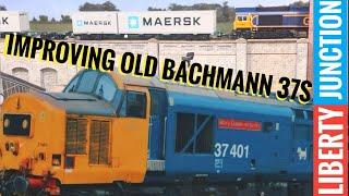 Improving Older Bachmann class 37s - speaker upgrade - Liberty Junction Ep49