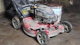 Rusty Lawn Mower Restoration Full process