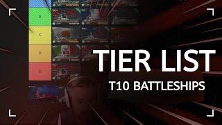 WOWS Best T10 Battleships - Tier List