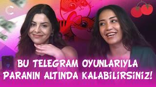 Para kazandıran Telegram oyunları! Catizen, Tomato, W