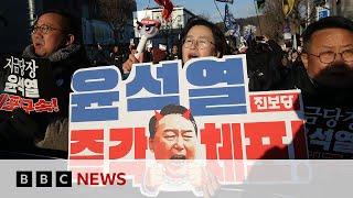 South Korea investigators may extend president's arrest warrant | BBC News