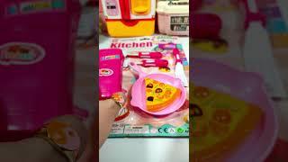 Satisfying with Unboxing & Review Miniature Kitchen Set Toys Cooking Video | ASMR Videos no music