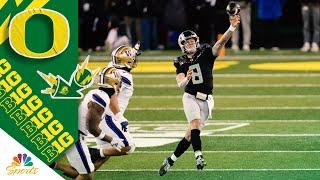 Every Dillon Gabriel throw and run from Oregon's win vs. Washington | CFB HIGHLIGHTS | NBC Sports