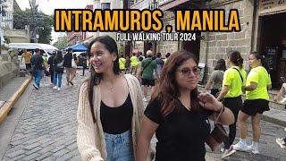 ARROCERROS TO Prettiest INTRAMUROS Walking tour the REAL OLD CITY of MANILA PHILIPPINES[4K]