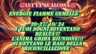 Energie fiamme gemelle ️‍21-27/10/24 L'amore ti conduce alla coscienza e alla piena realizzazione