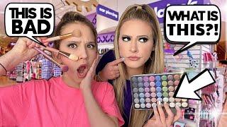 Testing out KIDS MAKEUP from CLAIRES.. *GONE WRONG*