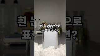 차갑지만 포근한 하얀 눈을 담은 향수️