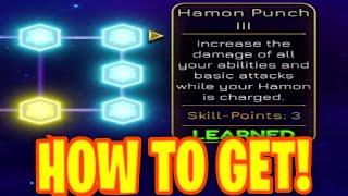 HOW TO GET HAMON PUNCH & SHOWCASE IN YBA! Your Bizarre Adventure! Roblox