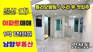 [광주 양산동 일신1차아파트][광주아파트]일신1차아파트 79㎡ 101동 3층 매매가 1억7천만원! 올리모델링! 즉시입주가!