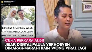 Jejak Digital Paula Verhoeven Dimarah-marahi Baim Wong Viral Lagi, Cuma Perkara Alis