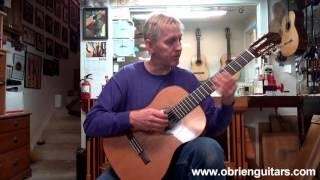 O'Brien Guitars Bocote classical Guitar