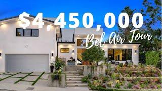 Inside a $4,450,000 Bel Air Masterpiece | Breathtaking Canyon Views